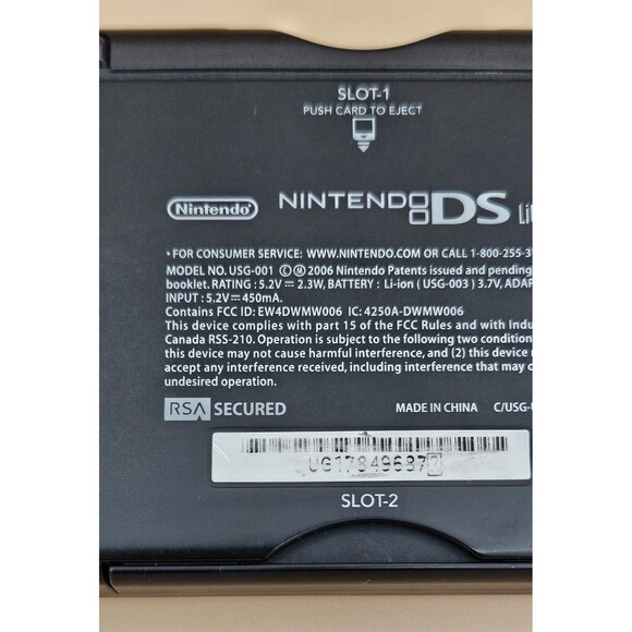 Nintendo DS Lite Crimson Red/Black Console Bundle w/ Case, Charger, 2 Games Test - Picture 6 of 8